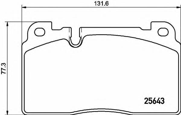 BREMBO P 85 133 KLOCKI HAM. Q5