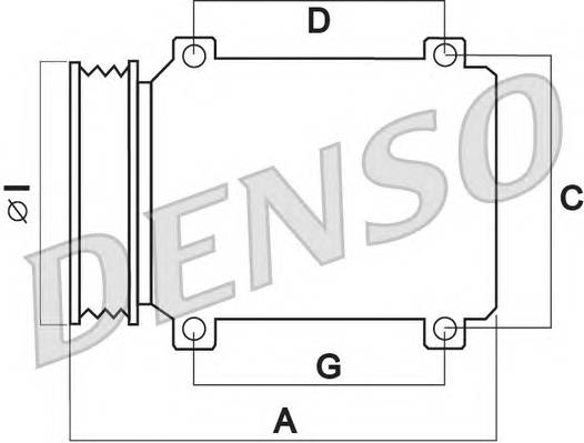 DENSO DCP50042 Компрессор, кондиционер