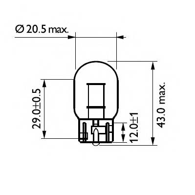 PHILIPS 12065CP Лампа накаливания, фонарь