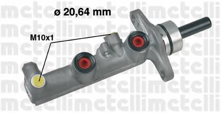 METELLI 05-0590 Главный тормозной цилиндр