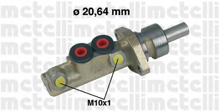 METELLI 05-0156 Главный тормозной цилиндр