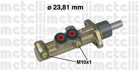 METELLI 05-0298 Главный тормозной цилиндр