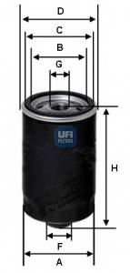 UFI 23.156.03 Масляный фильтр