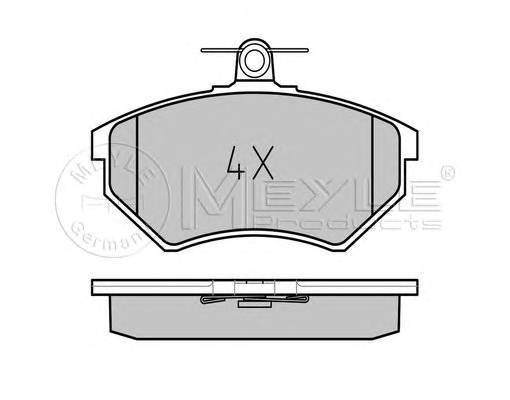 MEYLE 025 201 6819 Комплект тормозных колодок,