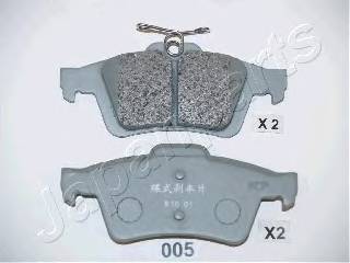 JAPANPARTS PP-005AF Комплект тормозных колодок,