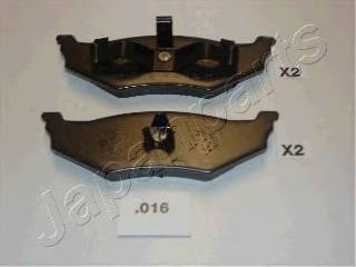 JAPANPARTS PP-016AF Комплект тормозных колодок,