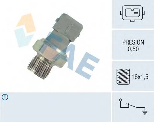 FAE 12460 Датчик тиску масла