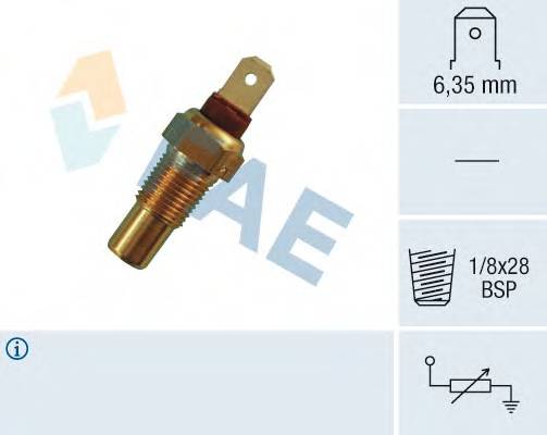 FAE 31570 Датчик, температура охолоджувальної