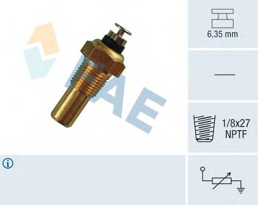 FAE 32070 Датчик, температура охлаждающей