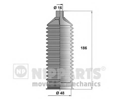 NIPPARTS N2840510 Пильник шарнiра прив.