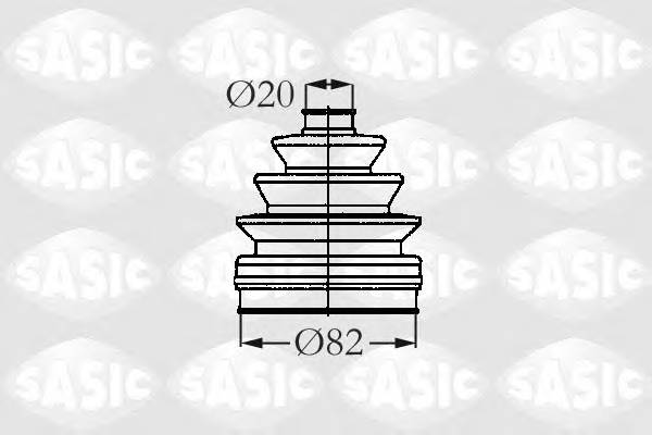 SASIC 2003417 Комплект пылника, приводной