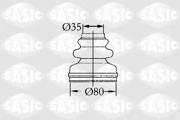 SASIC 2873813 Комплект пильника, приводний