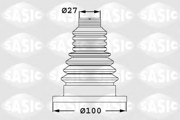 SASIC 1906033 Комплект пильника, приводний