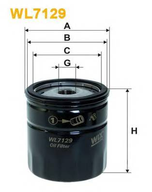 WIX FILTERS WL7129 Масляний фільтр