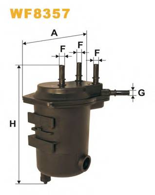 WIX FILTERS WF8357 Паливний фільтр