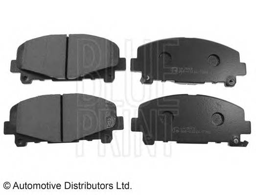 BLUE PRINT ADH24282 Комплект тормозных колодок,