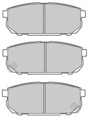 FREMAX FBP-1701 Комплект гальмівних колодок,