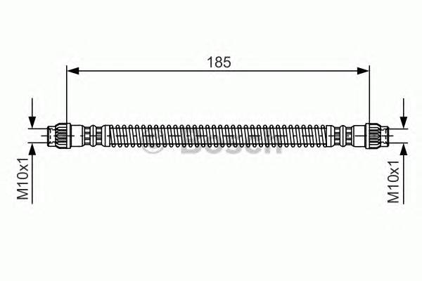 BOSCH 1 987 476 670 Тормозной шланг