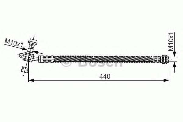 BOSCH 1 987 481 175 Тормозной шланг