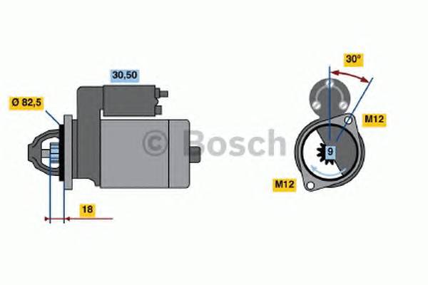 BOSCH 0 986 016 240 Стартер