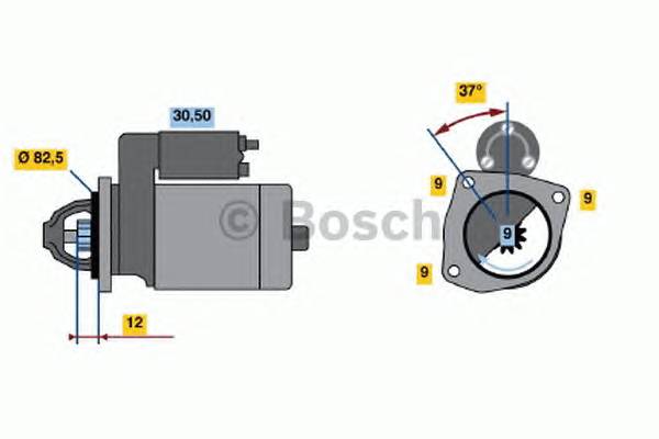 BOSCH 0 986 017 790 Стартер