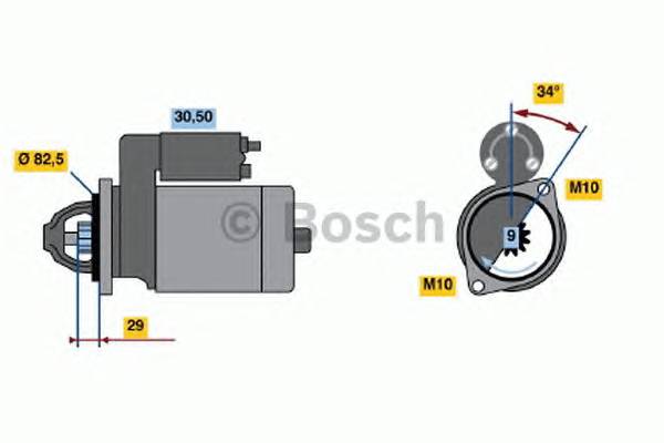 BOSCH 0 986 018 850 Стартер