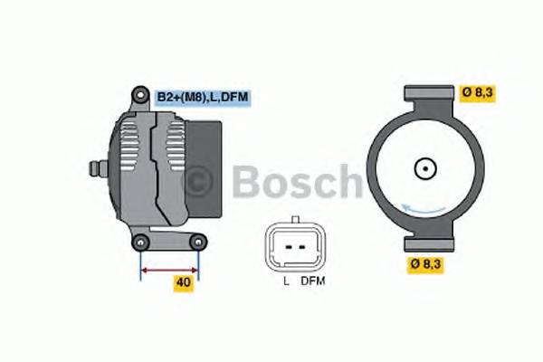 BOSCH 0 986 042 770 Генератор