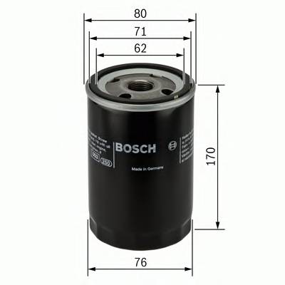 BOSCH 0 451 103 249 Масляний фільтр