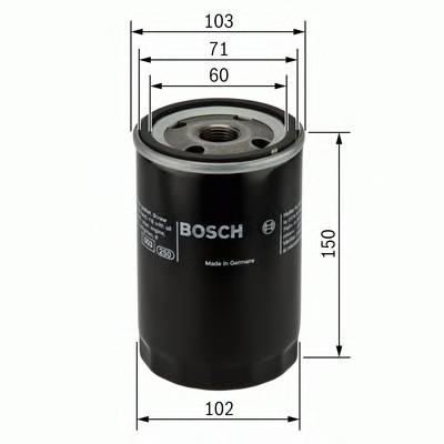 BOSCH 0 986 452 063 Масляный фильтр