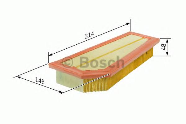 BOSCH F 026 400 134 Воздушный фильтр