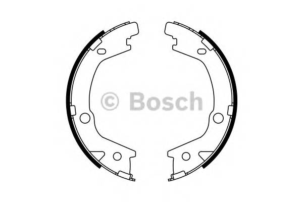 BOSCH 0 986 487 770 Комплект тормозных колодок;