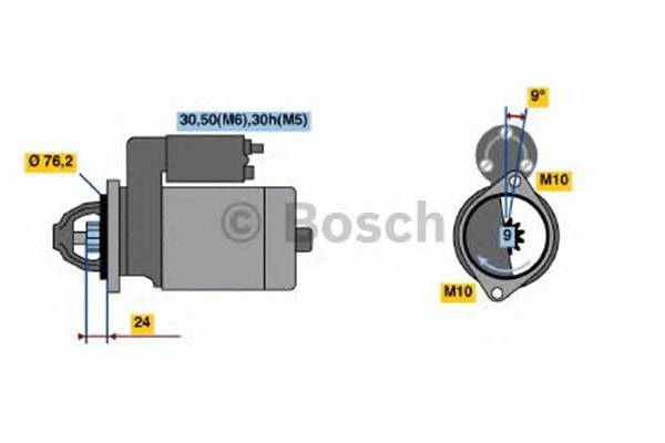 BOSCH 0001109427 Стартер