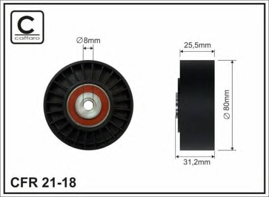 CAFFARO 21-18 Ролик