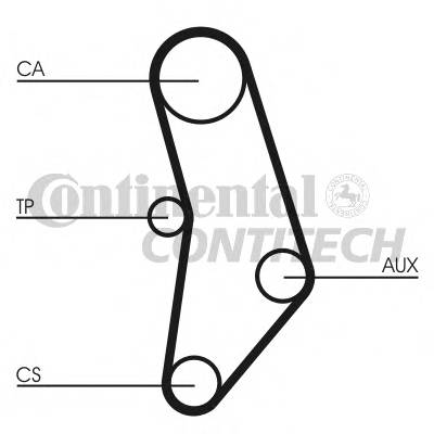 CONTITECH CT520 Ремень ГРМ