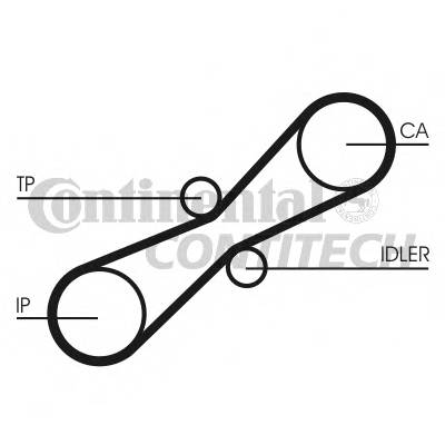CONTITECH CT791K1 Комплект ремня ГРМ