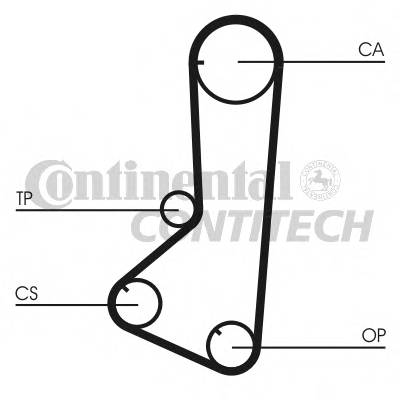 CONTITECH CT839 Ремінь ГРМ