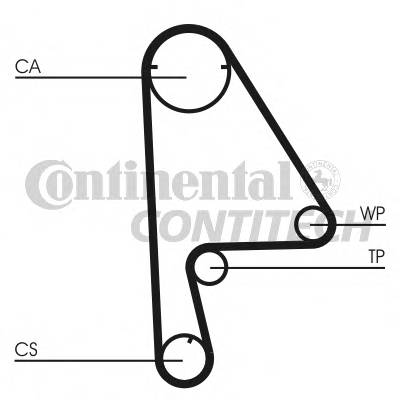 CONTITECH CT862K1 Комплект ремня ГРМ