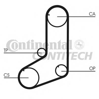 CONTITECH CT911 Ремень ГРМ