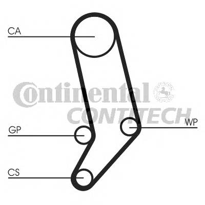 CONTITECH CT939K2 Комплект ремня ГРМ