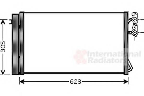 VAN WEZEL 06005296 Конденсатор, кондиционер