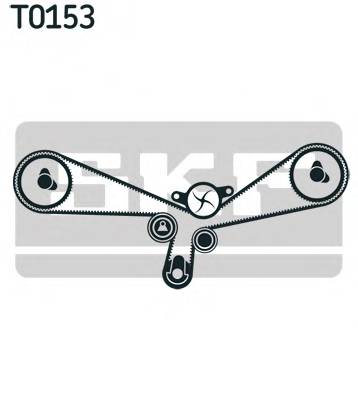 SKF VKMA 01202 Комплект ременя ГРМ