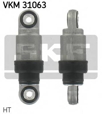 SKF VKM 31063 Натяжной ролик, поликлиновой