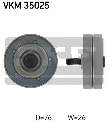 SKF VKM 35025 Паразитний / провідний