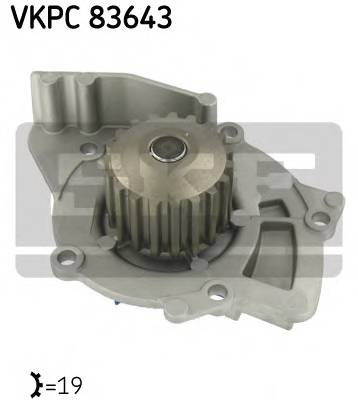 SKF VKPC 83643 Водяний насос