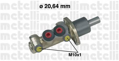 METELLI 05-0125 Главный тормозной цилиндр