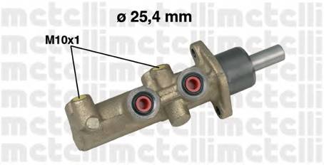 METELLI 05-0481 Главный тормозной цилиндр