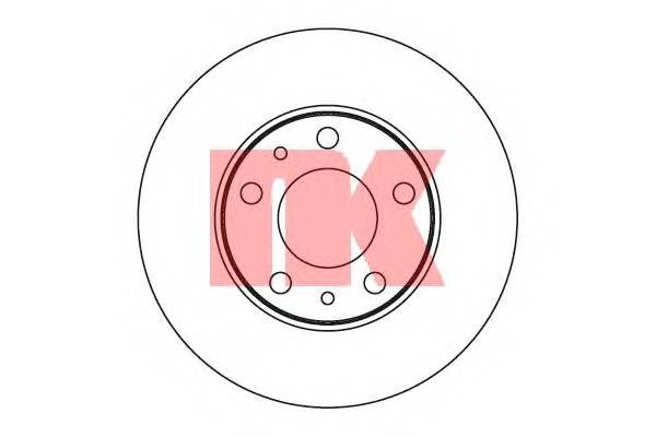 NK 209944 Гальмівний диск