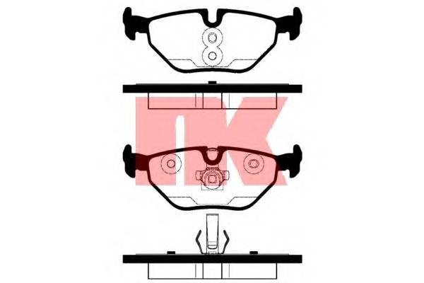NK 224110 Комплект гальмівних колодок,