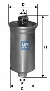 UFI 31.699.00 Паливний фільтр