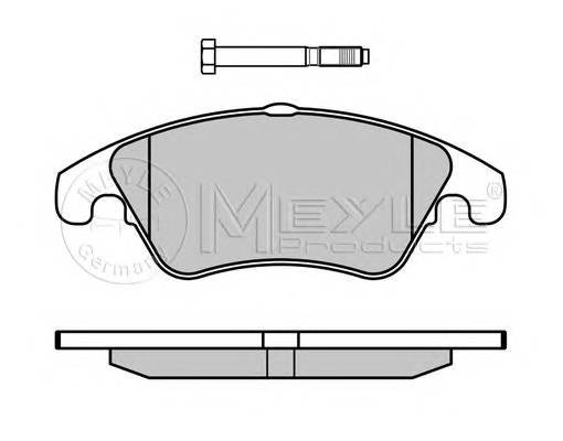 MEYLE 025 243 1019 Комплект тормозных колодок,